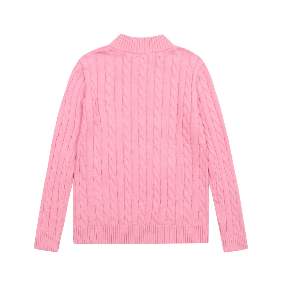 P250 Top quality" Style number: DS014# (not off the shelves all year round) [Ralph Lauren half-zip solid color pony embroidery logo twist knitted sweater] ✅Ralph Lauren half-zip classic basic versatile unisex couple pullover sweater ✅Main supplier platform live broadcast Wholesale entity Replenish when out of stock Not off the shelf ✅ZP quality 1:1 version Scan the code to enter the GF website Counter quality ✅Detailed quality The only one in Guangzhou Imported quality cotton yarn, focusing on high-end, cost-effective, good quality needless to say ✅The version is restored to the original order, the maximum size can be worn up to 200 pounds, loose, comfortable and stress-free ✅The upper body is simple and easy to match, ootd must-have style, good-looking clothes are never picky, a must-have wardrobe recommendation Size: S-XL Color: Navy blue milk white black pure white gray khaki light blue yellow pink olive green red blue label red gold label